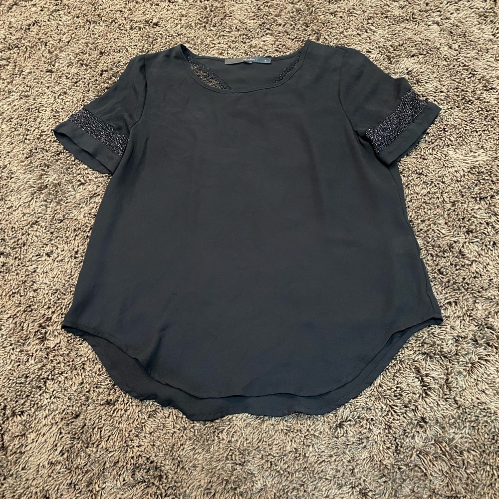 fun 2 fun black top size s